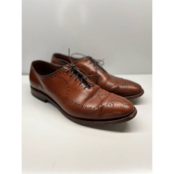 Allen Edmonds Fairfax Walnut Whole Cut Brogue Oxford Dress Shoes Size 8D main image 5